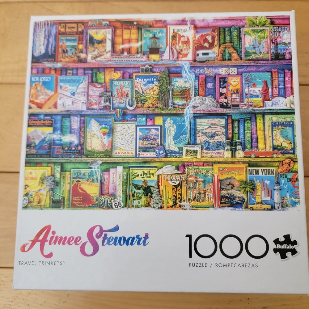 Aimee Stewart travel trinkets puzzle 1000pc